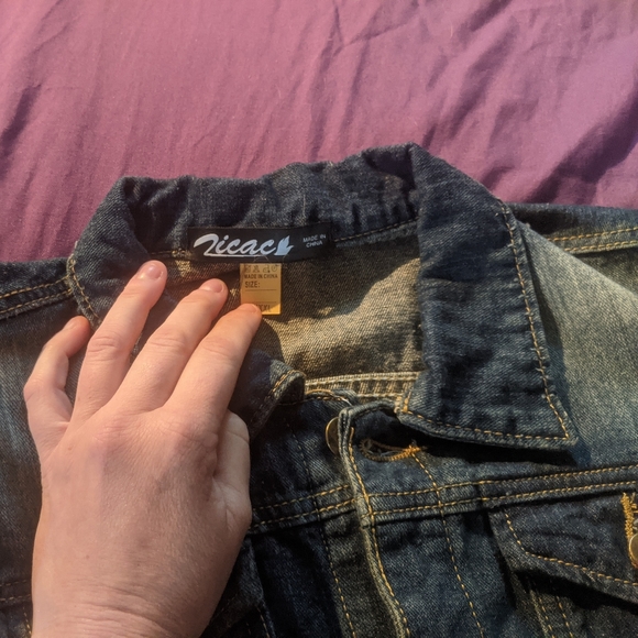 Distressed Jean Jacket - Picture 3 of 3